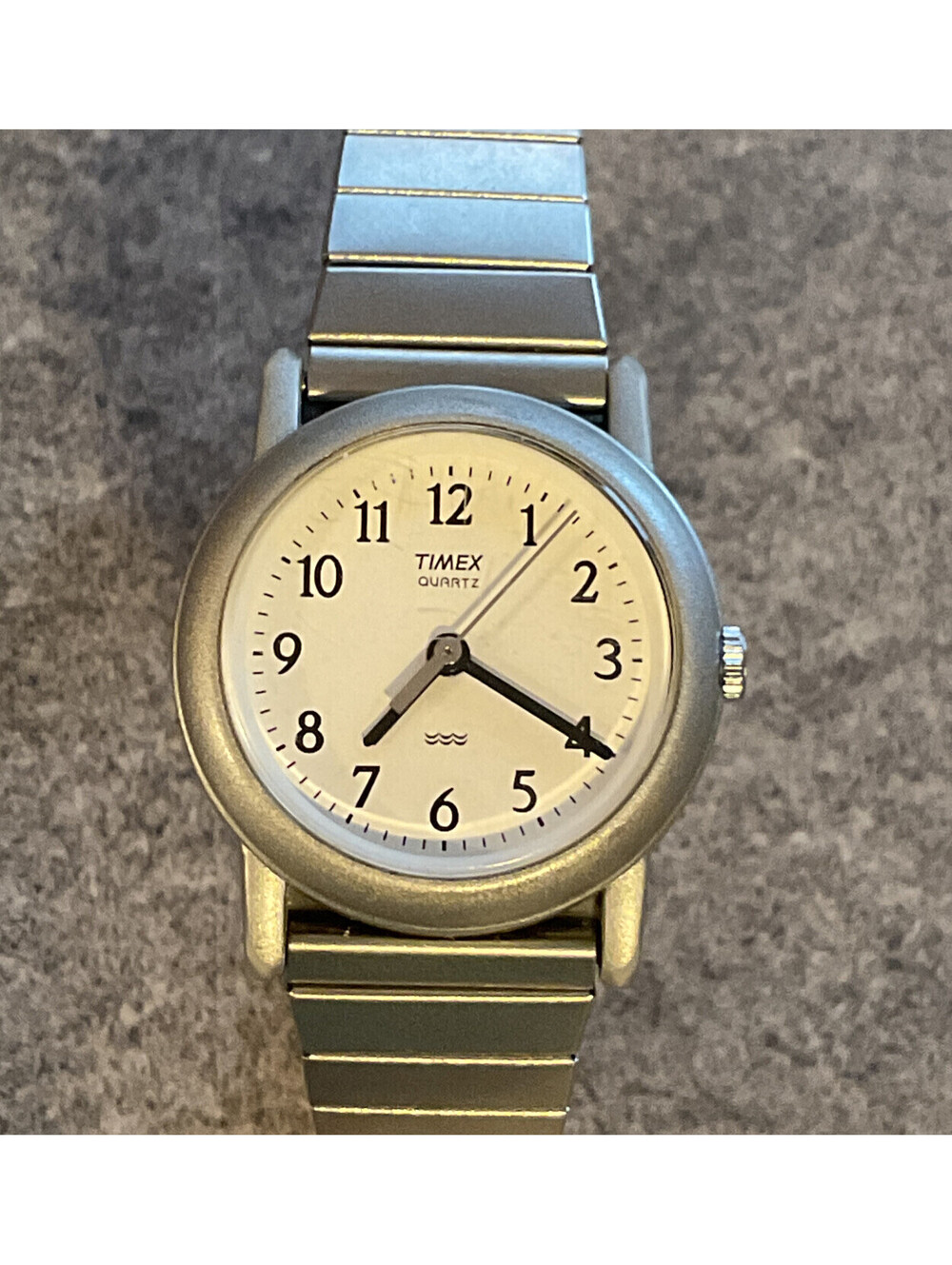 Timex Womens Watch 25mm Silver Tone Case and Expansion Band Bin X